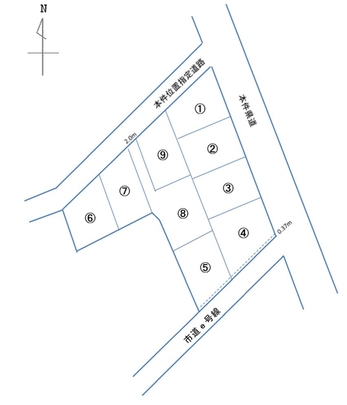 別図3 原処分庁が主張する開発想定図