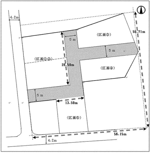 平成19年10月24日裁決、裁決事例集No.74の274頁、別表6付表請求人の主張に係る開発想定図